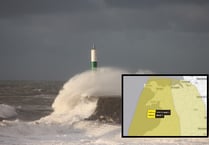 Fresh warning for strong winds and torrential rain