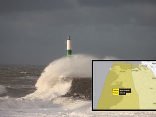 Fresh warning for strong winds and torrential rain