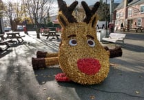 Nevill Street reindeer falls foul of vandals