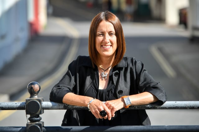 Jane Dodds stands up for health services in Crickhowell