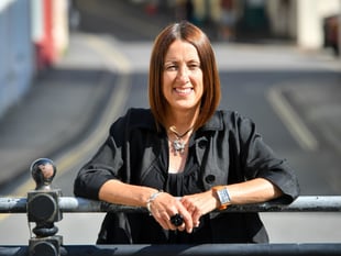 Jane Dodds stands up for health services in Crickhowell
