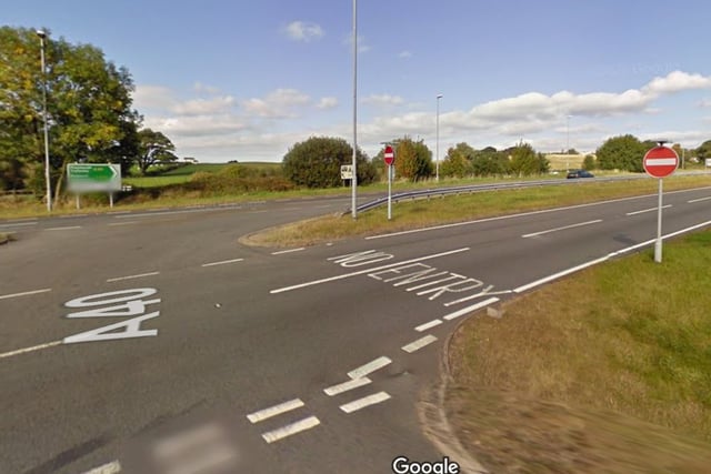 Two-vehicle A40 collision at Raglan leaves one lane closed