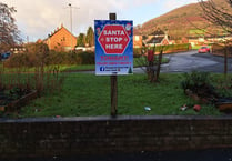 Last chance to see Santa out and about in Abergavenny
