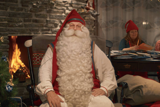 Santa delivers first Christmas message