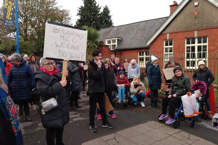 Tudor St protest