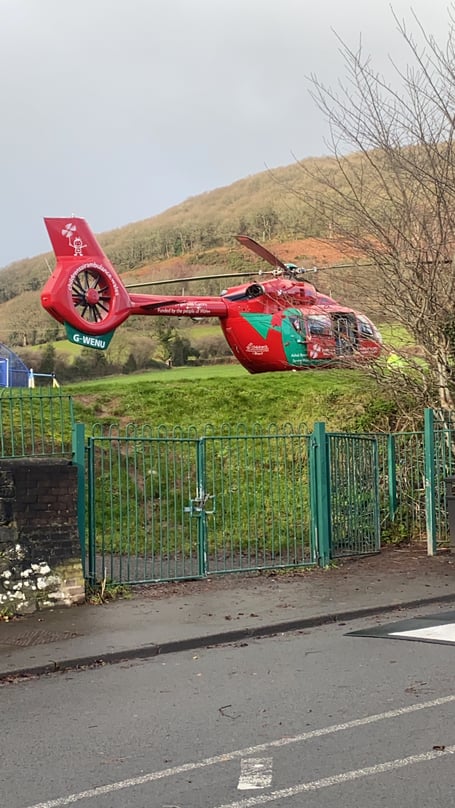 Air Ambulance in Abergavenny