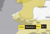 Abergavenny hit with yellow weather warning