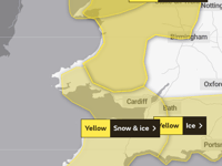 Abergavenny hit with yellow weather warning