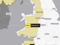 Further yellow weather warnings issued for Abergavenny