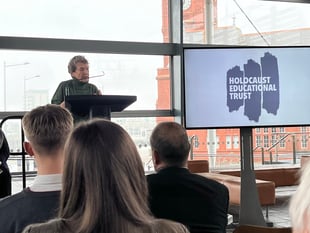 Tears as Holocaust survivor speaks of the horrors faced by millions 
