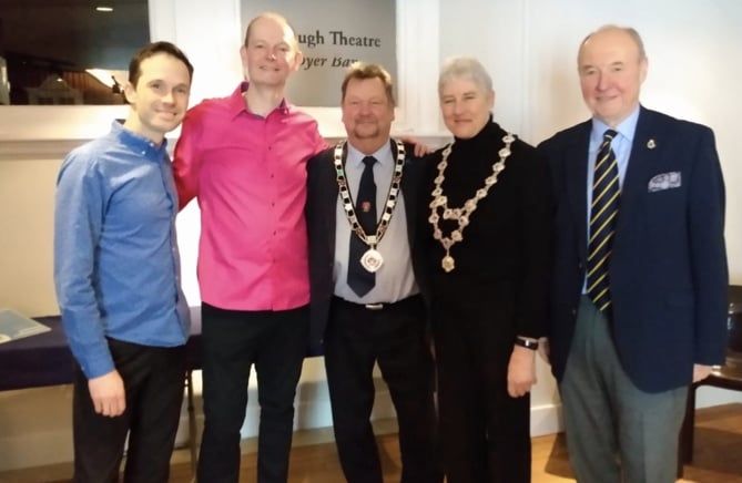 Daniel Morden and Cllr Tony 