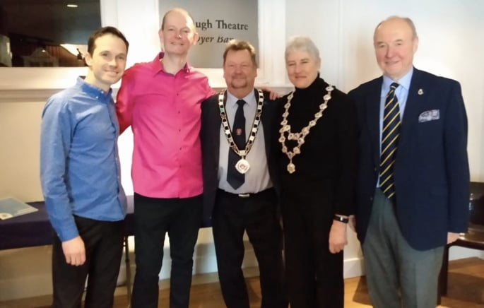 Daniel Morden and Cllr Tony 