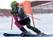 A Swiss success for Usk ski star