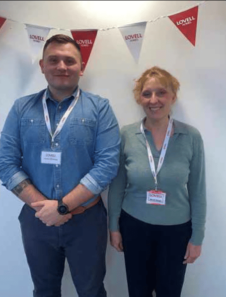 James and Meriel join the team at Lovell in Wales