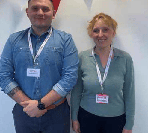 James and Meriel join the team at Lovell in Wales