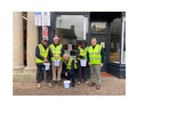 Crickhowell Rotary Club takes to the streets for earthquake collection