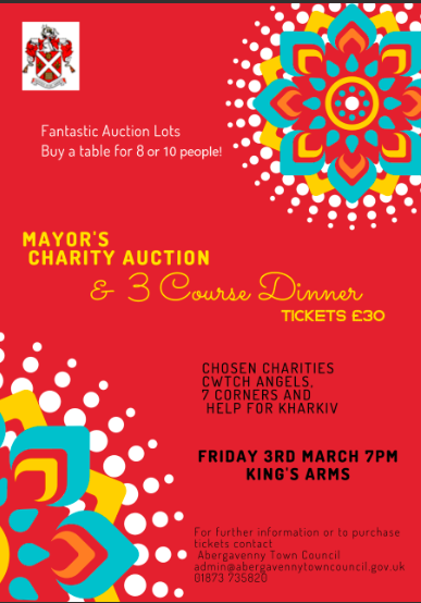 Mayors Charity Auction poster