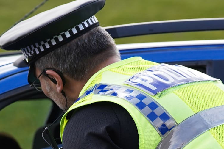 Police stop driver