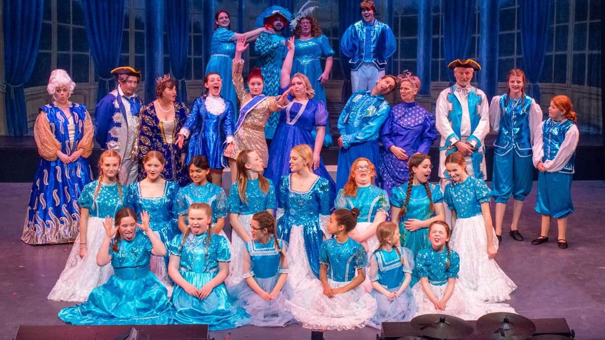 Oh yes they are...Abergavenny Pantomime Company is back on stage at the