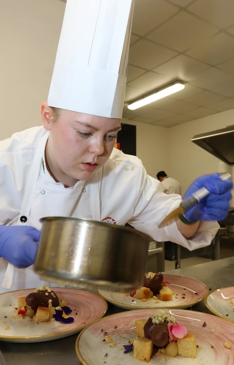 Welsh Culinary Association, Junior Chef Of Wales 2023.
Pictured is 
Picture by Phil Blagg Photography.
PB21-2023