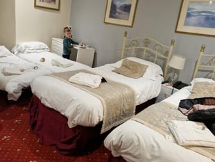 Family of five living in hotel room after eviction 