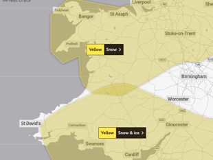 Met Office issue further yellow weather warnings over Abergavenny