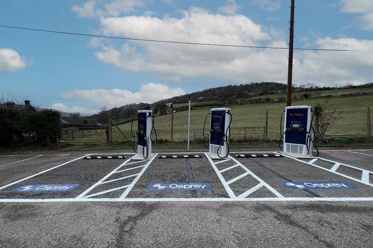 Charging points in Lamb and Flag pub