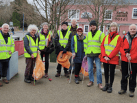 Cigarette buts and poo bags are a problem say Keep Abergavenny Tidy