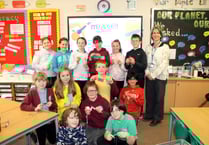Llantilio Pertholey school gets knitting for charity