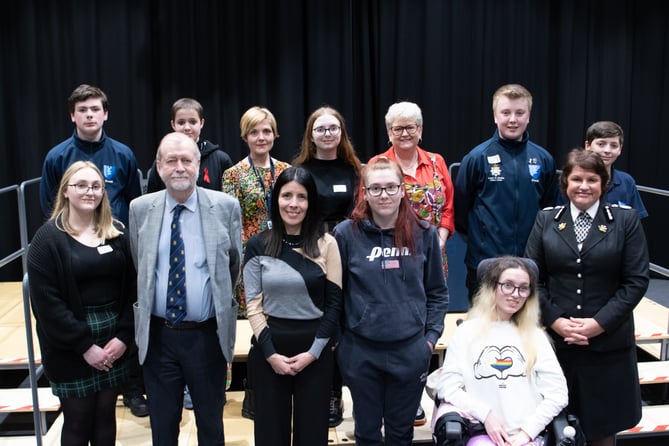 2. Gwent Youth Question Time 2023 panel with young people planning team.jpg2. Gwent Youth Question Time 2023 panel with young people planning team.jpg