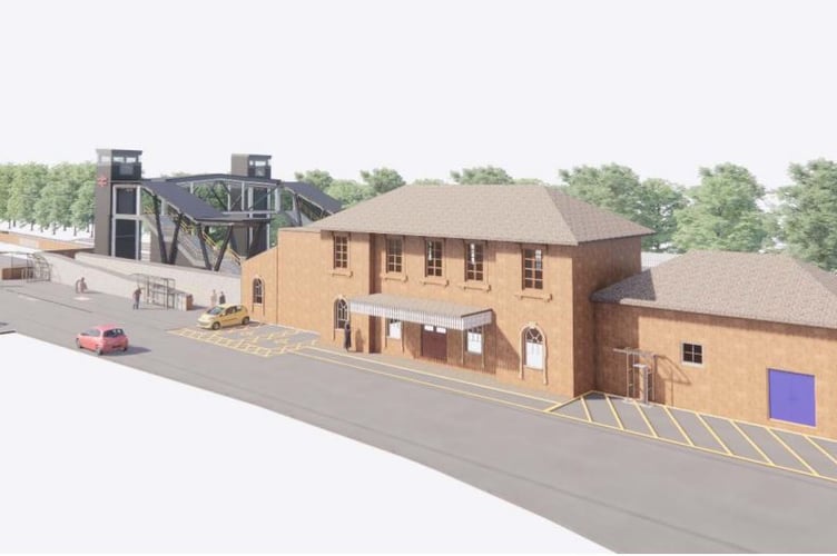 Abergavenny_Station_View_from_StationRD_South