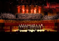 Abergavenny choir help celebrate Tenovus Cancer Care