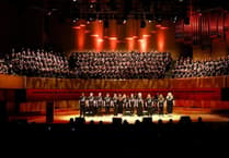 Abergavenny choir help celebrate Tenovus Cancer Care