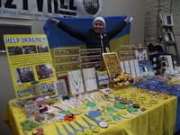 Maryna and Vadym raise funds for Ukraine
