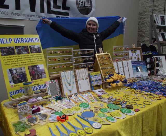 Maryna and Vadym raise funds for Ukraine