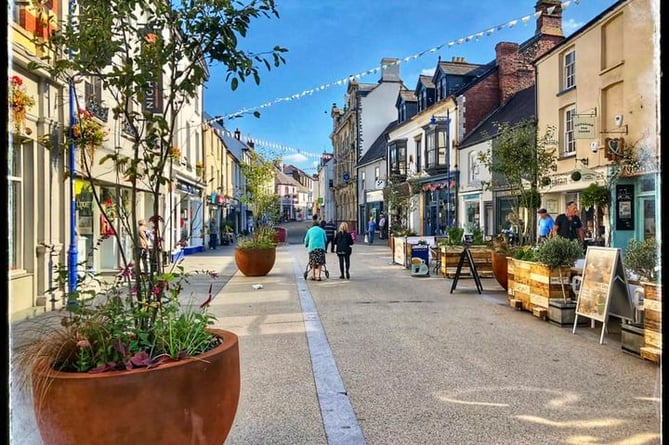 Abergavenny town centre
