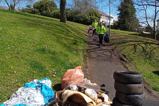 Hillside fly tipping action project