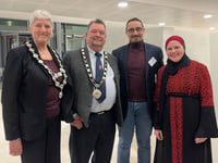 Mayor represents Abergavenny at Ifta 