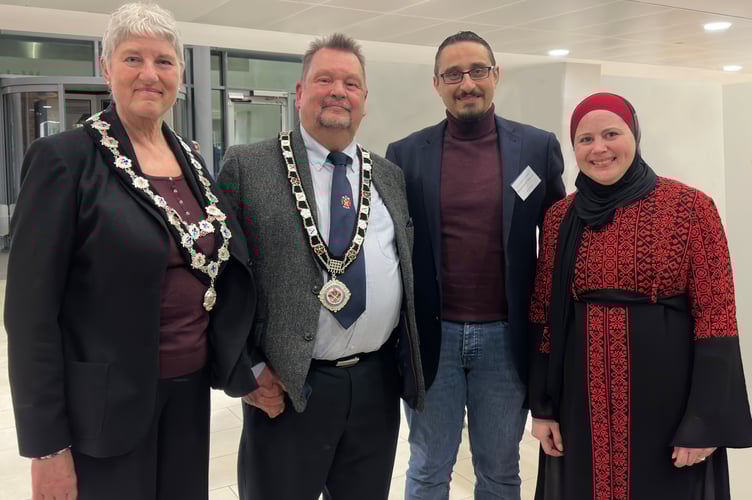 Aber Mayor and mayoress attend Iftan