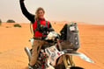 Girl on a Bike battles desert sun to finish in toughest ever rally