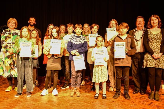 Winners at Aber writing fest