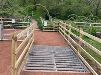 Castle Meadows' controversial cattle grids replaced