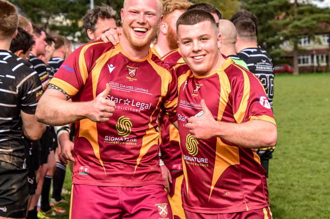 Thumbs up as Abergavenny RFC march on