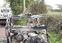 Raiders set alight stolen farm Land Rover following fuel bowser theft