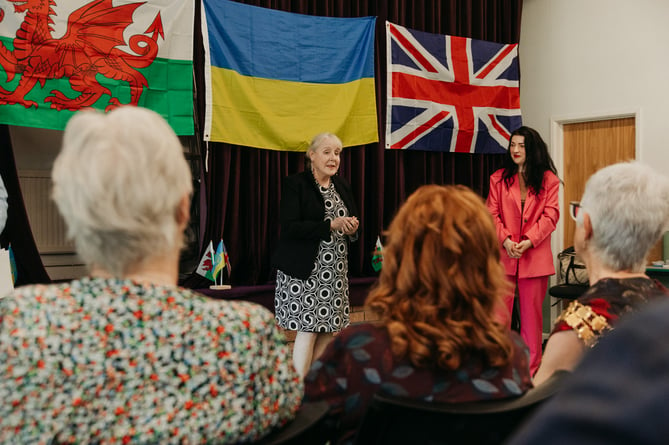 Cllr Mary Ann Brocklesby at Ukranian Celebration Event Chepstow 1.jpg