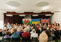 Ukrainian families thank the Monmouthshire Community