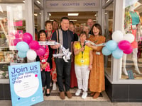 Cancer Research shop opened by award-winning volunteer in Abergavenny