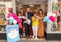 Cancer Research shop opened by award-winning volunteer in Abergavenny