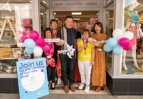 New-look Cancer Research shop opened by award-winning volunteer in Abergavenny