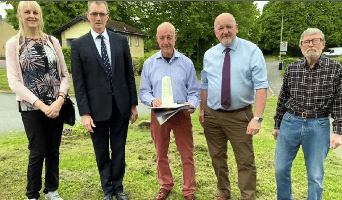 Lesley Davies, David TC Davies MP, Mike Jones, Peter Fox MS and Richard Dowle.
